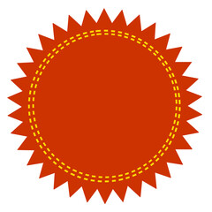 Realistic discount tag or blank paper label for sale promotion on transparent background
