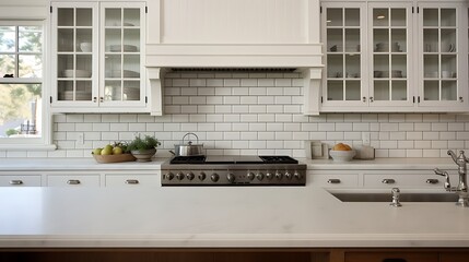 subway tiles for a classic and timeless backsplash.