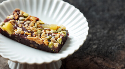 Korean traditional food rice cake