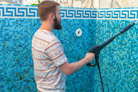 Service and maintenance of the pool.