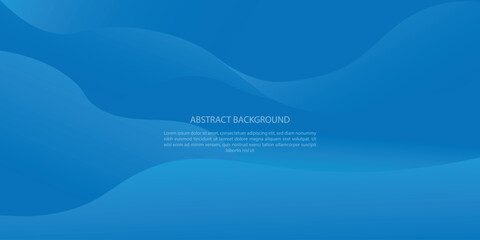 Teal background. Abstract very saturated light bluish cyan pattern with translucent curved line. Vector EPS 10