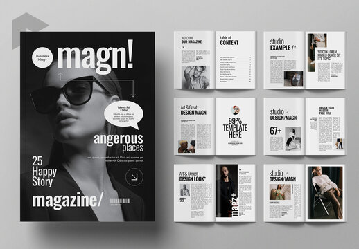 Modern Magazine Layout