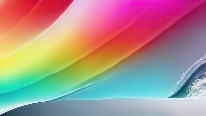 Multicolor waves abstract wallpaper Soft clean waves wallpaper Background