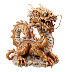 Fototapeta premium Majestic Dragon Sculpture