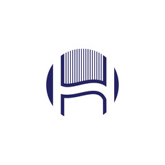  Abstract H letter modern initial lettermarks logo