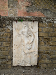 Minerva bas relief, Herculaneum