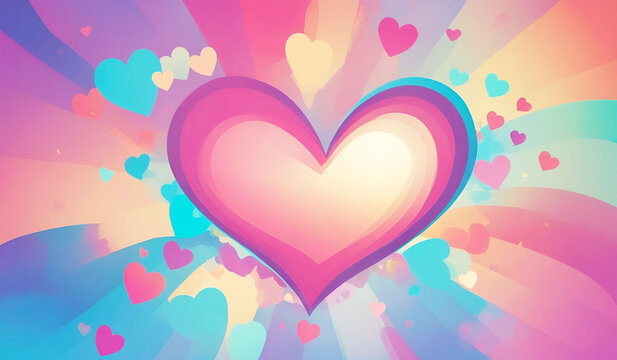 heart abstract background