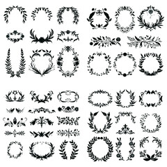 wreath SVG, wreath png, wreath frame, frame svg, frame illustration, wreath illustration, frame, vector, vintage, floral, design, decoration, pattern, ornament, border, illustration, flower, ornate,