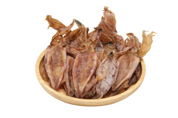 Dried squid used as food