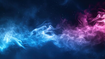 Vibrant Blue Pink Purple Smoke Background