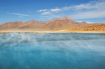 Hot springs in Chile