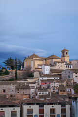 panoramic of the town of Cehegin in Murcia, Spain.