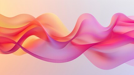 Flowing abstract shapes in colorful hues. Dynamic wallpaper background. - obrazy, fototapety, plakaty