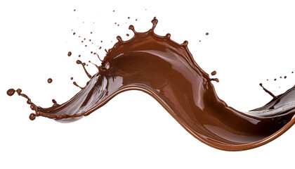 Chocolate splash - isolated