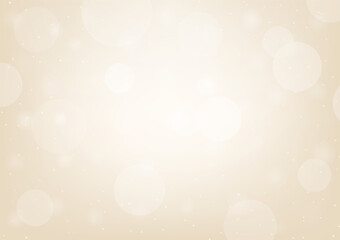 Golden Luxury Bokeh Background. Background for Invitation, Wedding or Anniversary. Vector Illustration on White Background. 