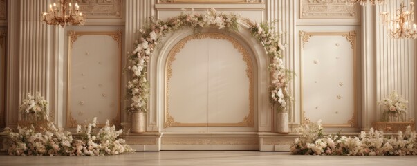 Wedding stage background