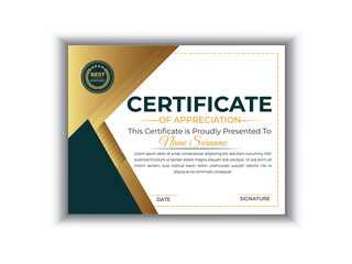 IT agency certificate design template banner print template | Clean, simple & modern certificate design.