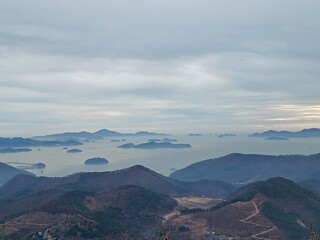 마산 청량산 정상