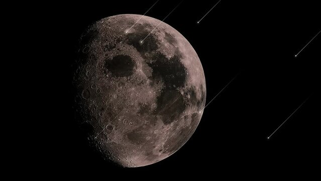 Rotation planet. Earth globe. World map design. Global sphere planet.High resolution time lapse video showing the phases of the moon from new moon to full moon.4k video background animation.
