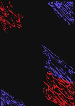 Zeichnen bunt schwarz