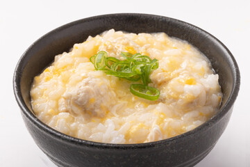 鶏団子の雑炊