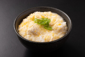 鶏団子の雑炊