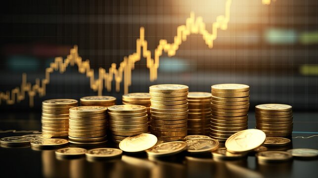 Currency exchange and money transfer concept with world map and banknotes of different currencies with graph background - Powered by Adobe