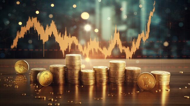 Currency Exchange And Money Transfer Concept With World Map And Banknotes Of Different Currencies With Graph Background