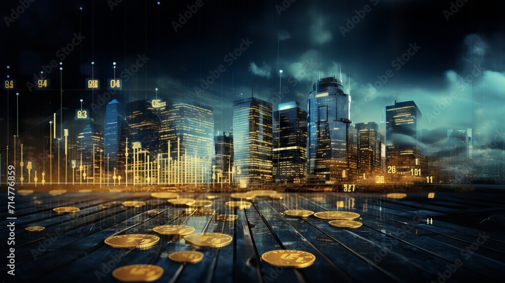 Poster currency exchange and money transfer concept with world map and banknotes of different currencies wi
