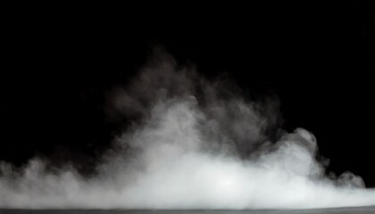 a cloud of white smoke on a black background thin smoke some areas of which seem thicker than others  thick fog that expands over the surface