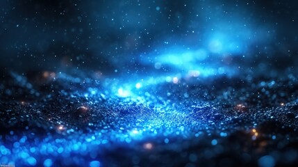 Obraz premium Brilliant Blue OC Rendering. A Radiant Showcase 