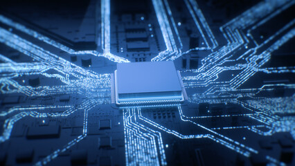 Advanced Mobile Microprocessor Chip Connecting