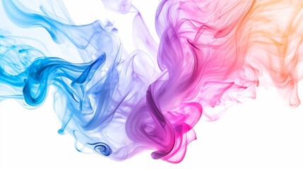 Colorful Currents: The Art of Smoke in Motion