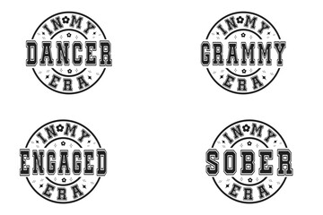 In My Dancer Era, In My Grammy Era, In My Engaged Era, In My Sober Era retro T-shirt