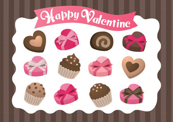 バレンタイン　イラスト