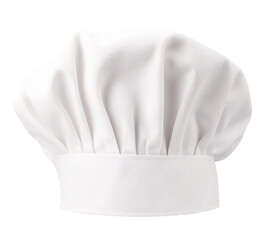 Chef's hat on a transparent background.