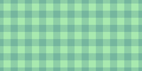 Mens shirt check fabric plaid, asymmetric textile tartan background. Checkered pattern texture vector seamless in mint and light colors.