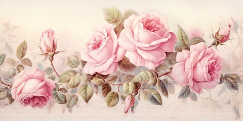 rose watercolor