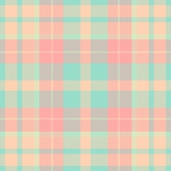 Textile seamless plaid of vector background pattern with a check texture tartan fabric.