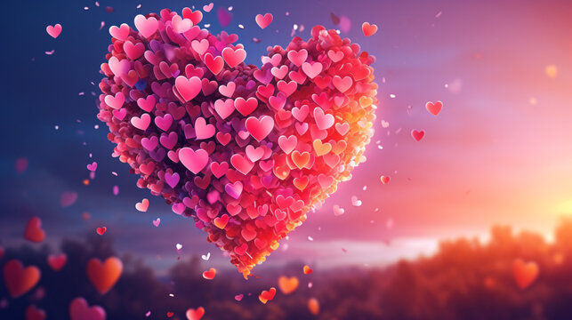 A Love Heart wallpaper, radiating warmth and affection. This heartwarming image brings a touch of love and tenderness, creating a heartfelt ambiance for any digital setting.