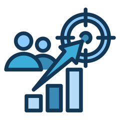 Challenge Blue Colour Icon