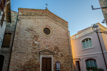 Acquaviva Picena, Marche, Italy. Church of San Rocco