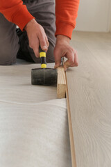 Step by step of laminate flooring installation	