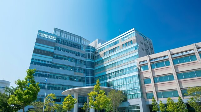大学病院の外観イメージ09