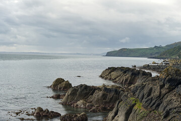 Blick in die Bucht nahe Gobbins Cliff