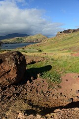 Canical, Madeira island, Portugal. The dramatic and beautiful Ponta Sao Lourenco in December.