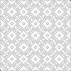 Abstract shapes from lines. Vector graphics for design, prints, decoration, cover, textile, digital wallpaper, web background, wrapping paper, clothing, fabric, packaging, cards.Geometric patterns.