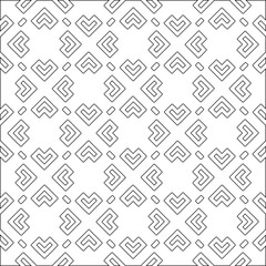 Abstract shapes from lines. Vector graphics for design, prints, decoration, cover, textile, digital wallpaper, web background, wrapping paper, clothing, fabric, packaging, cards.Geometric patterns.