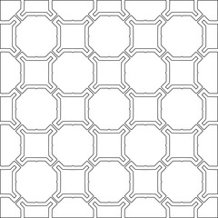 Abstract shapes from lines. Vector graphics for design, prints, decoration, cover, textile, digital wallpaper, web background, wrapping paper, clothing, fabric, packaging, cards.Geometric patterns.