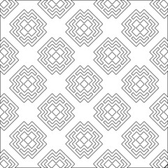 Abstract shapes from lines. Vector graphics for design, prints, decoration, cover, textile, digital wallpaper, web background, wrapping paper, clothing, fabric, packaging, cards.Geometric patterns.